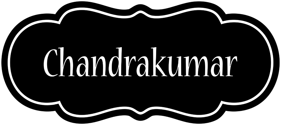 Chandrakumar welcome logo