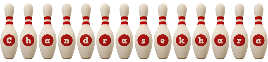 Chandrasekhara bowling-pin logo