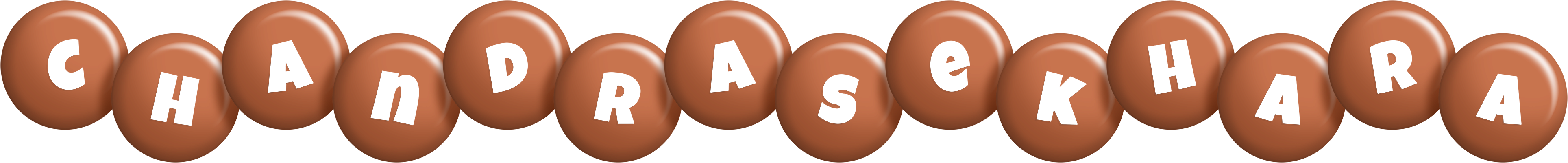 Chandrasekhara candy-brown logo