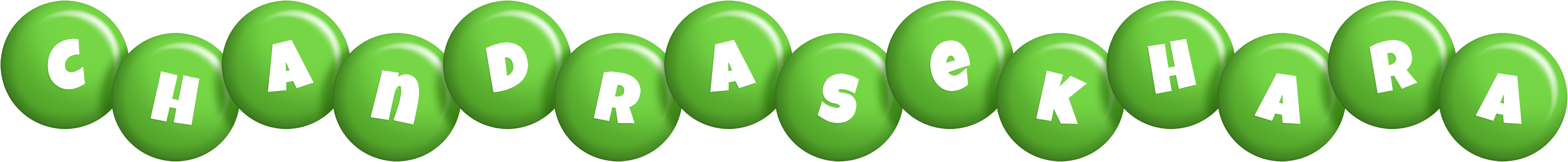 Chandrasekhara candy-green logo