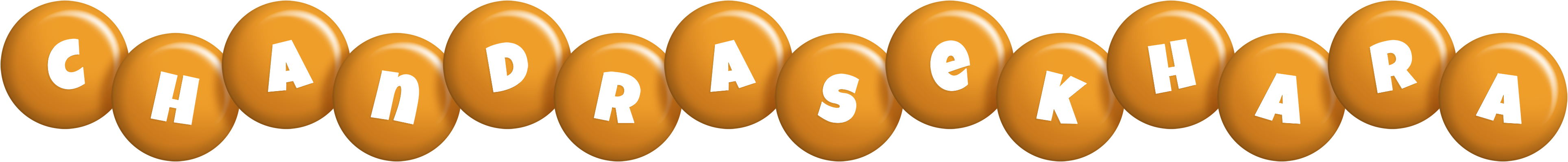 Chandrasekhara candy-orange logo
