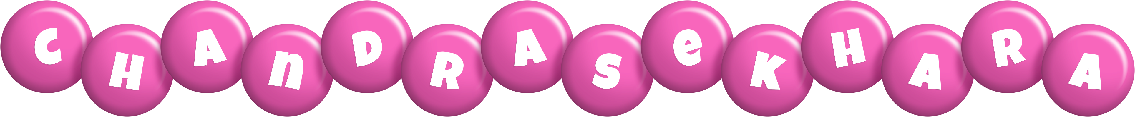 Chandrasekhara candy-pink logo