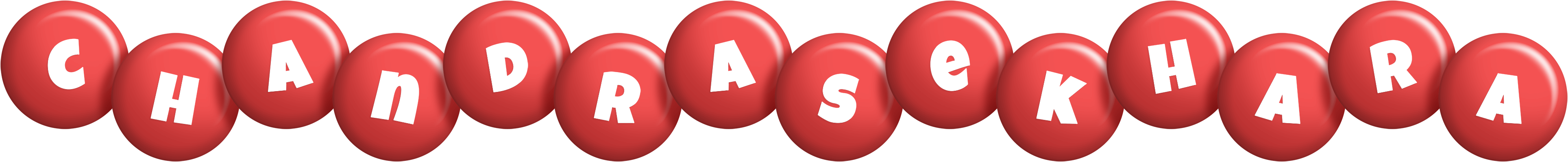 Chandrasekhara candy-red logo