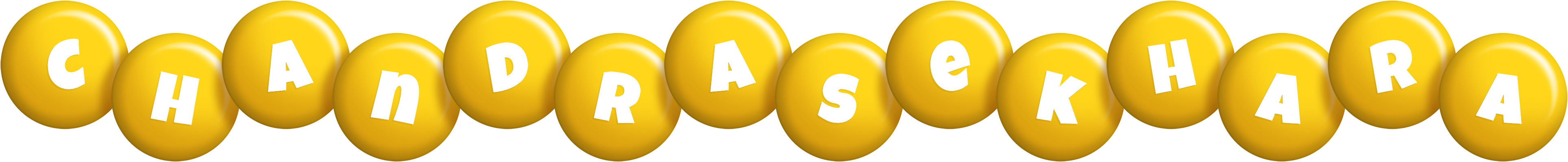 Chandrasekhara candy-yellow logo