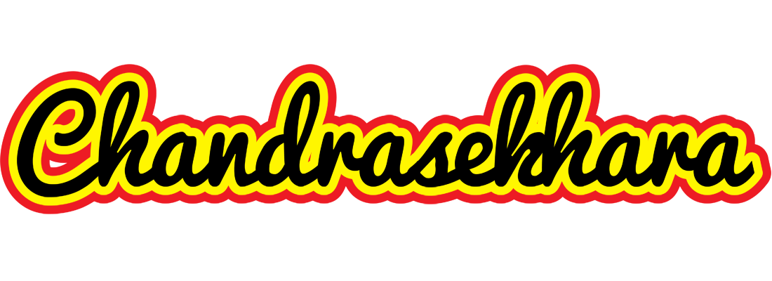Chandrasekhara flaming logo