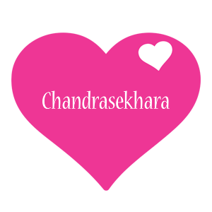 Chandrasekhara love-heart logo