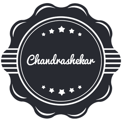 Chandrashekar badge logo