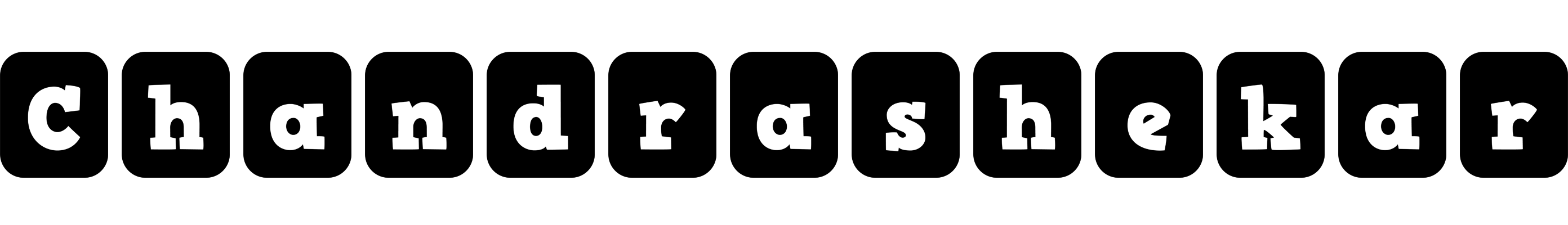 Chandrashekar box logo