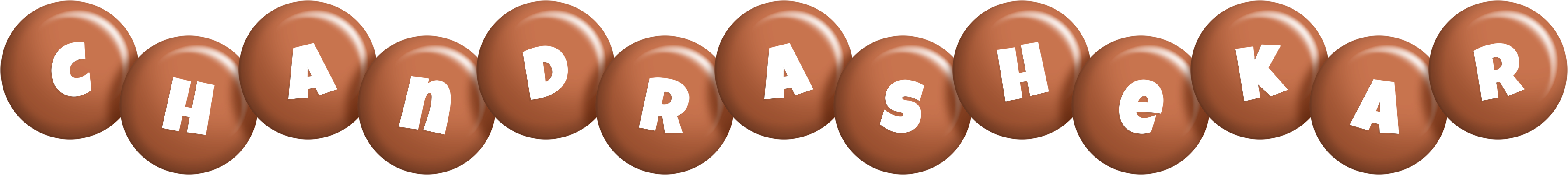 Chandrashekar candy-brown logo