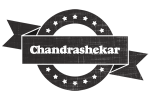 Chandrashekar grunge logo