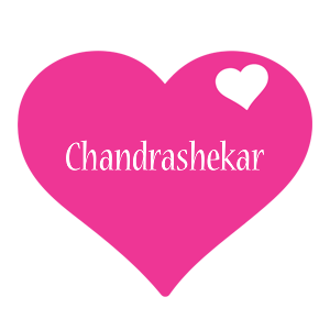 Chandrashekar love-heart logo