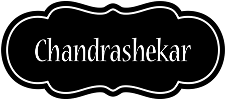 Chandrashekar welcome logo