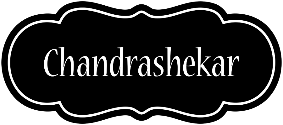 Chandrashekar welcome logo