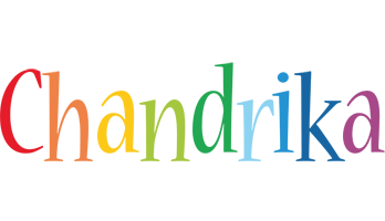 Chandrika birthday logo
