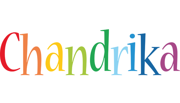 Chandrika birthday logo