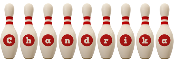 Chandrika bowling-pin logo
