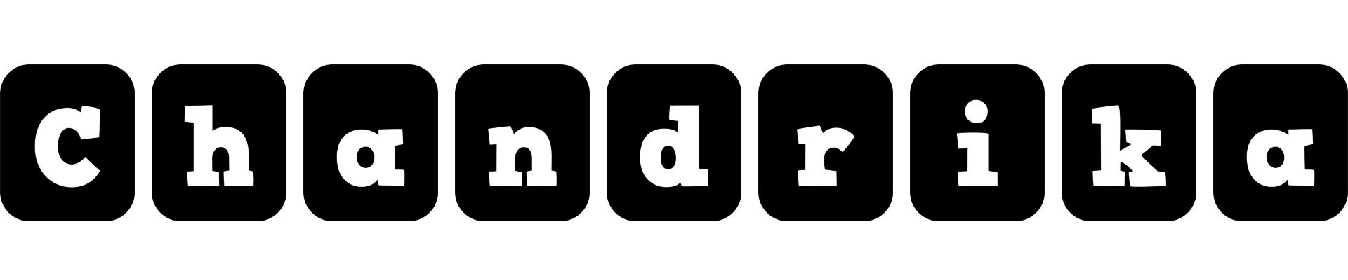 Chandrika box logo