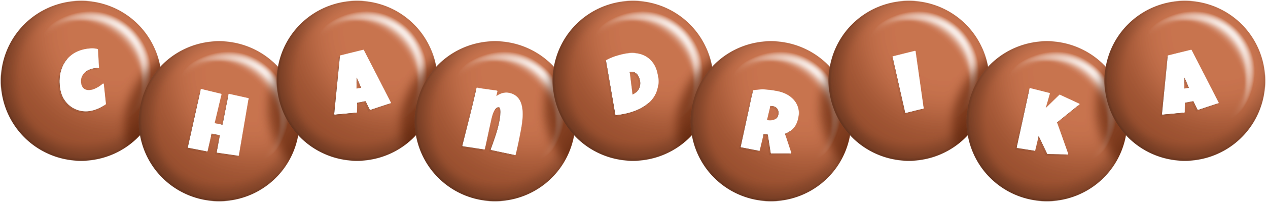 Chandrika candy-brown logo