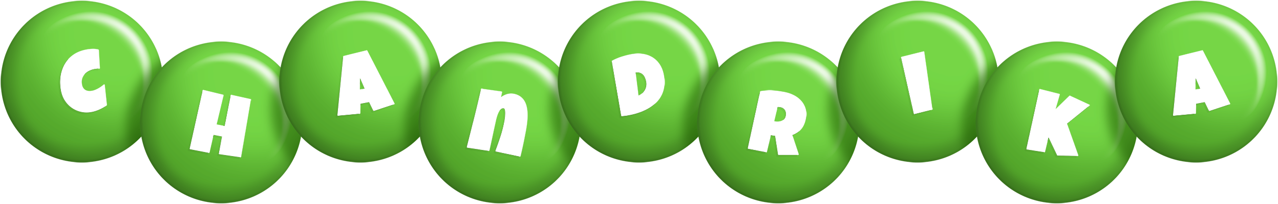 Chandrika candy-green logo