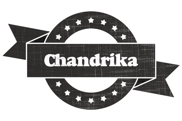 Chandrika grunge logo