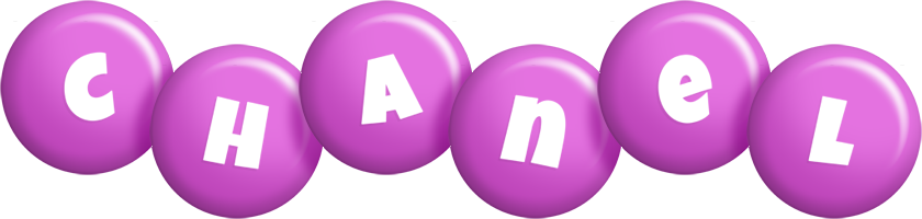Chanel candy-purple logo