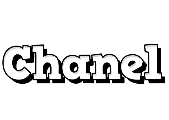 Chanel snowing logo