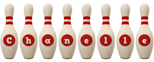 Chanelle bowling-pin logo