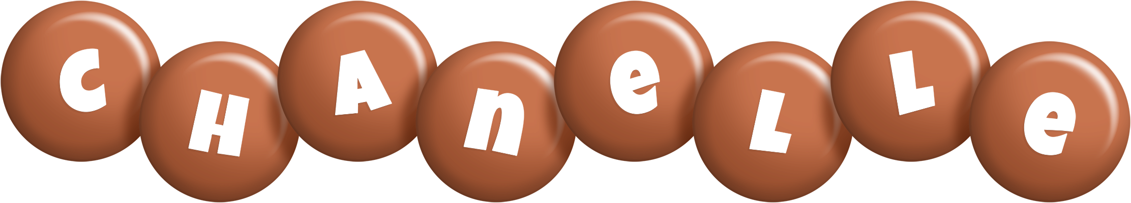 Chanelle candy-brown logo