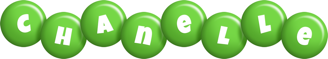 Chanelle candy-green logo