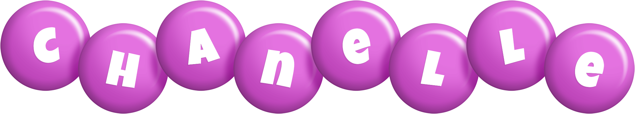 Chanelle candy-purple logo