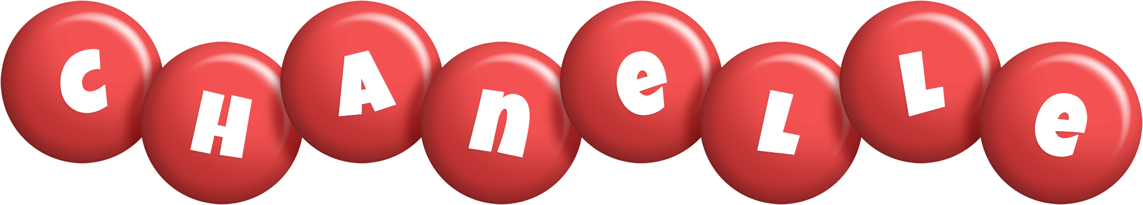 Chanelle candy-red logo