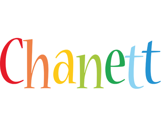 Chanett birthday logo