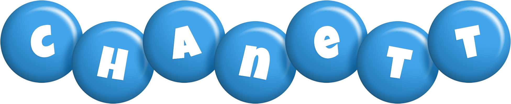 Chanett candy-blue logo