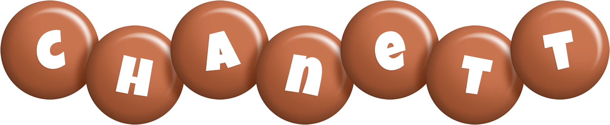 Chanett candy-brown logo