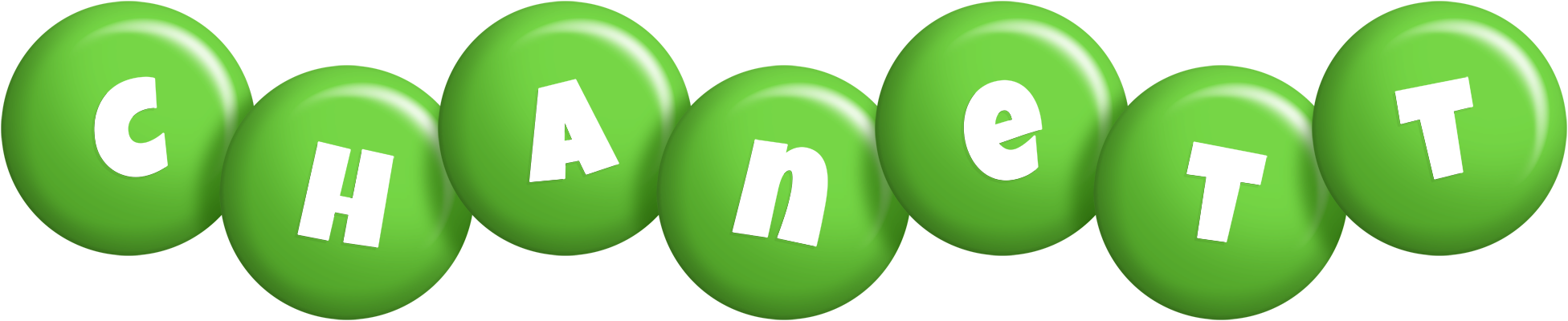Chanett candy-green logo