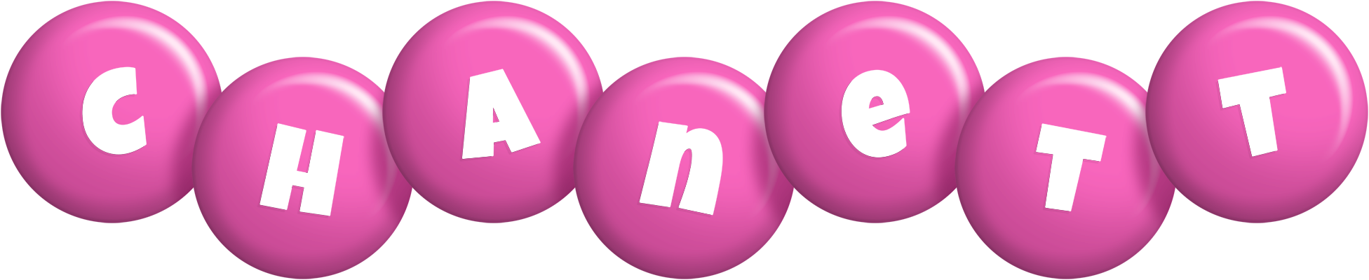 Chanett candy-pink logo