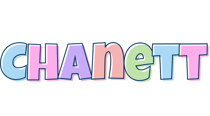 Chanett pastel logo