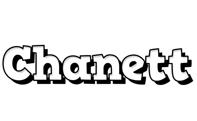 Chanett snowing logo