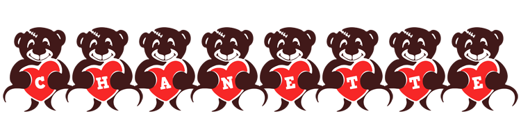 Chanette bear logo