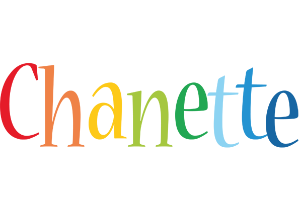 Chanette birthday logo