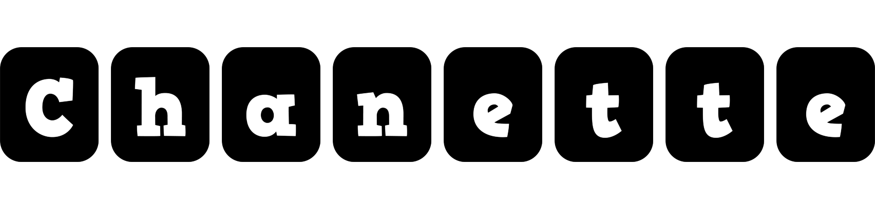 Chanette box logo