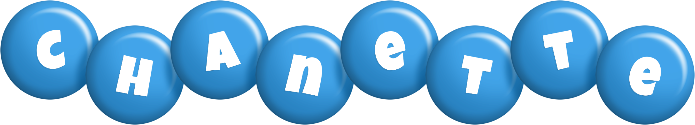 Chanette candy-blue logo