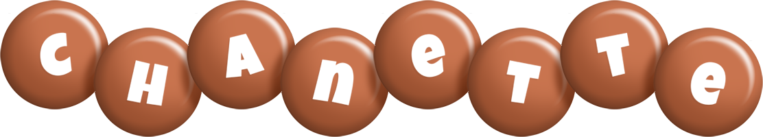 Chanette candy-brown logo