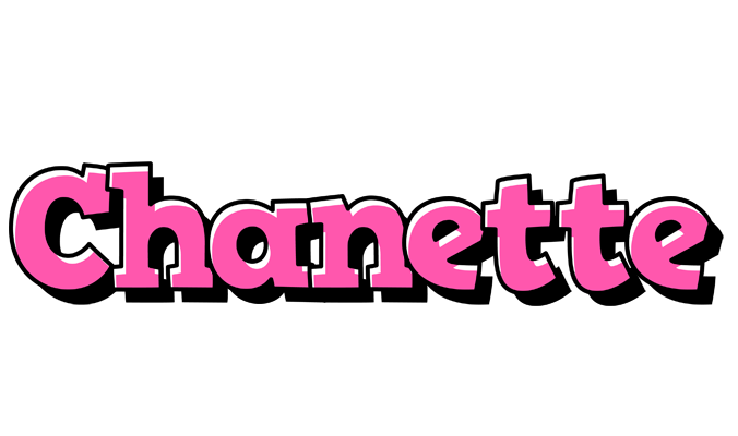 Chanette girlish logo