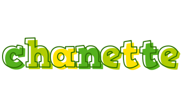 Chanette juice logo