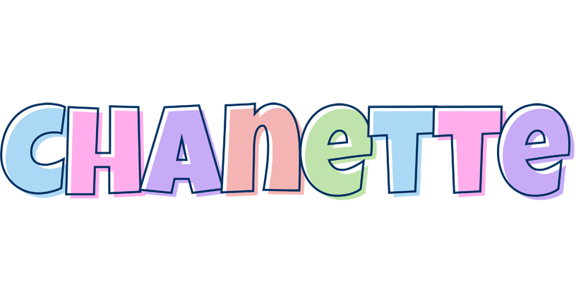 Chanette pastel logo