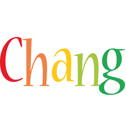 Chang birthday logo