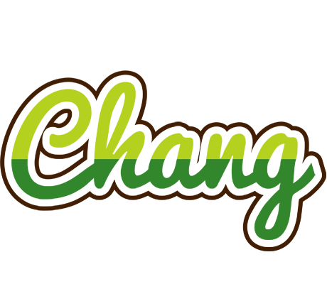 Chang golfing logo