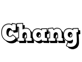 Chang snowing logo