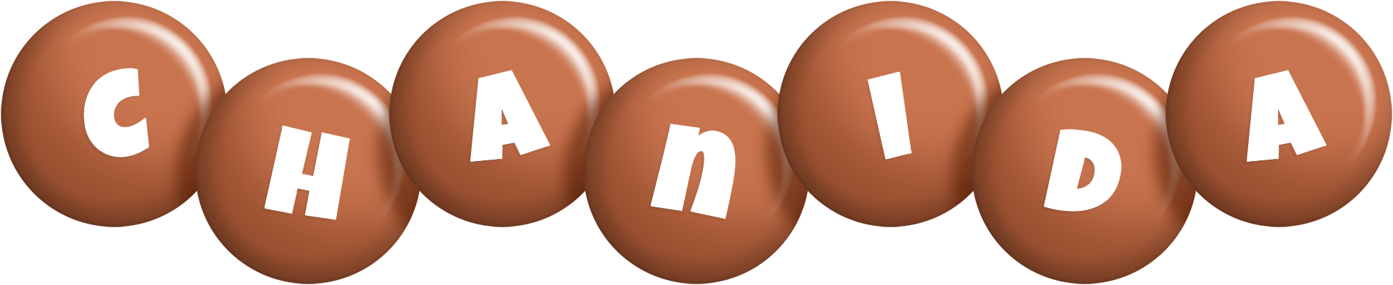 Chanida candy-brown logo